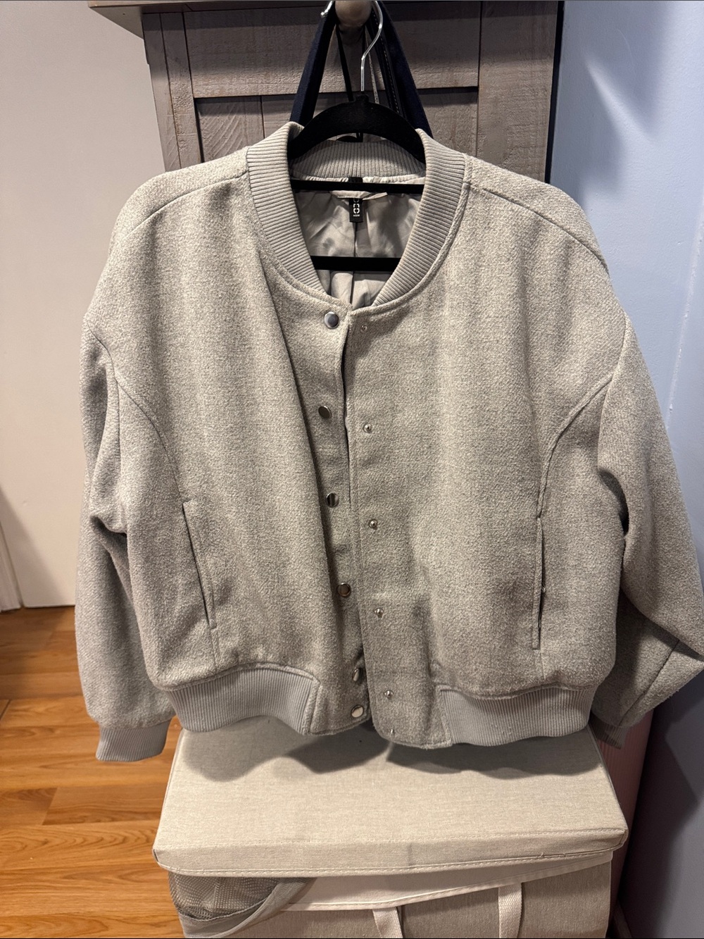 H&M Light Gray Women's Bomber Jacket